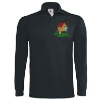 Polo épais manches longues "Heavymill" de marque B&C Vignette