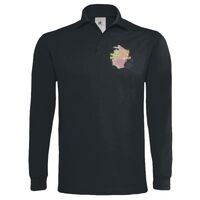 Polo épais manches longues "Heavymill" de marque B&C Vignette