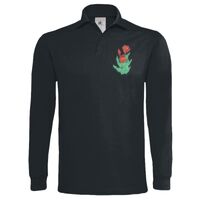 Polo épais manches longues "Heavymill" de marque B&C Vignette