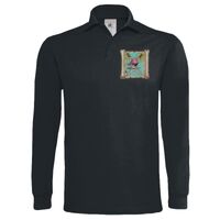 Polo épais manches longues "Heavymill" de marque B&C Vignette