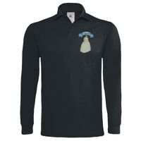 Polo épais manches longues "Heavymill" de marque B&C Vignette