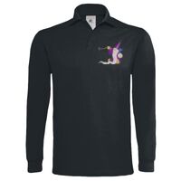 Polo épais manches longues "Heavymill" de marque B&C Vignette