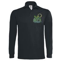 Polo épais manches longues "Heavymill" de marque B&C Vignette