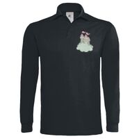 Polo épais manches longues "Heavymill" de marque B&C Vignette