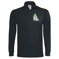 Polo épais manches longues "Heavymill" de marque B&C Vignette