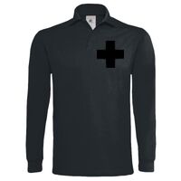 Polo épais manches longues "Heavymill" de marque B&C Vignette