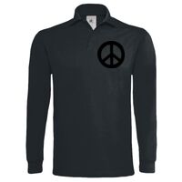 Polo épais manches longues "Heavymill" de marque B&C Vignette