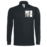 Polo épais manches longues "Heavymill" de marque B&C Vignette