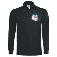 Polo épais manches longues "Heavymill" de marque B&C Vignette