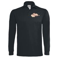 Polo épais manches longues "Heavymill" de marque B&C Vignette