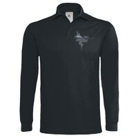 Polo épais manches longues "Heavymill" de marque B&C Vignette