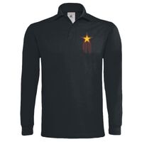 Polo épais manches longues "Heavymill" de marque B&C Vignette