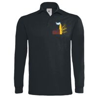 Polo épais manches longues "Heavymill" de marque B&C Vignette