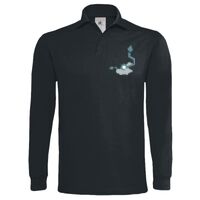 Polo épais manches longues "Heavymill" de marque B&C Vignette