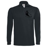 Polo épais manches longues "Heavymill" de marque B&C Vignette