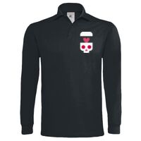 Polo épais manches longues "Heavymill" de marque B&C Vignette