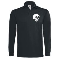 Polo épais manches longues "Heavymill" de marque B&C Vignette