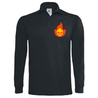 Polo épais manches longues "Heavymill" de marque B&C Vignette