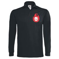 Polo épais manches longues "Heavymill" de marque B&C Vignette