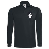 Polo épais manches longues "Heavymill" de marque B&C Vignette