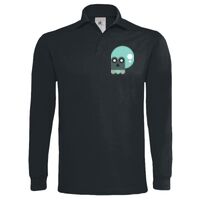 Polo épais manches longues "Heavymill" de marque B&C Vignette