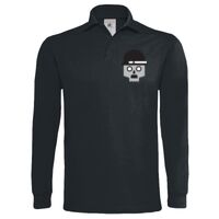 Polo épais manches longues "Heavymill" de marque B&C Vignette