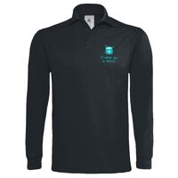 Polo épais manches longues "Heavymill" de marque B&C Vignette