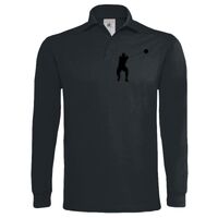 Polo épais manches longues "Heavymill" de marque B&C Vignette