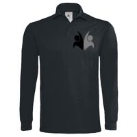 Polo épais manches longues "Heavymill" de marque B&C Vignette