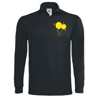 Polo épais manches longues "Heavymill" de marque B&C Vignette
