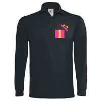 Polo épais manches longues "Heavymill" de marque B&C Vignette