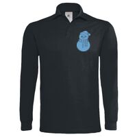 Polo épais manches longues "Heavymill" de marque B&C Vignette