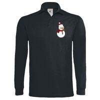Polo épais manches longues "Heavymill" de marque B&C Vignette