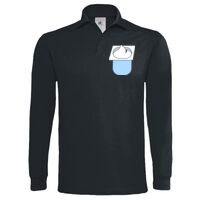 Polo épais manches longues "Heavymill" de marque B&C Vignette