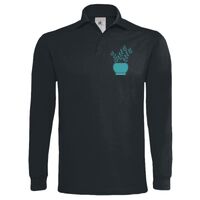 Polo épais manches longues "Heavymill" de marque B&C Vignette