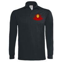 Polo épais manches longues "Heavymill" de marque B&C Vignette