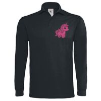 Polo épais manches longues "Heavymill" de marque B&C Vignette
