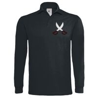 Polo épais manches longues "Heavymill" de marque B&C Vignette
