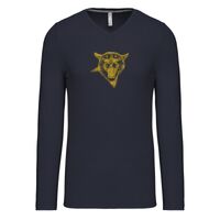 T-shirt col V manches longues de marque Kariban Vignette