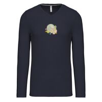 T-shirt col V manches longues de marque Kariban Vignette