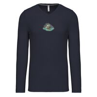 T-shirt col V manches longues de marque Kariban Vignette