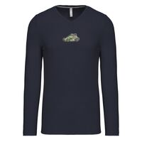 T-shirt col V manches longues de marque Kariban Vignette