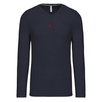 T-shirt col V manches longues de marque Kariban Vignette