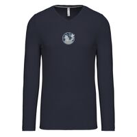 T-shirt col V manches longues de marque Kariban Vignette