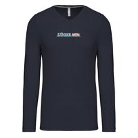 T-shirt col V manches longues de marque Kariban Vignette