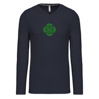 T-shirt col V manches longues de marque Kariban Vignette