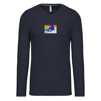 T-shirt col V manches longues de marque Kariban Vignette