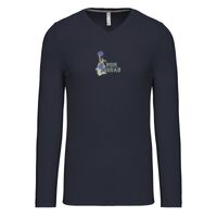 T-shirt col V manches longues de marque Kariban Vignette