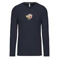 T-shirt col V manches longues de marque Kariban Vignette