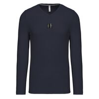T-shirt col V manches longues de marque Kariban Vignette